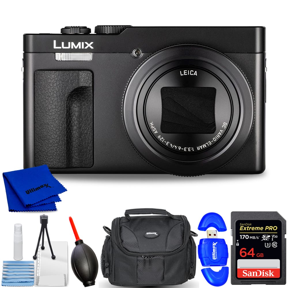 Panasonic - TZ99 ZS99 Digital Camera (Black) DC-TZ99K - 7PC Accessory Bundle