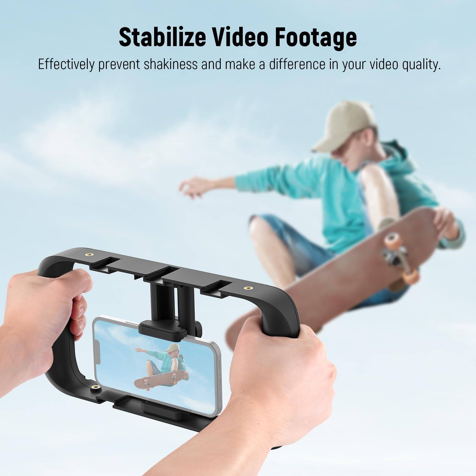 Stabilize Video Footage  
Effectively prevent shakiness and make a difference in your video quality.