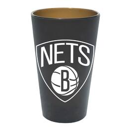 WinCraft - Brooklyn Nets 16oz. Team Color Silicone Pint Glass - Multicolor