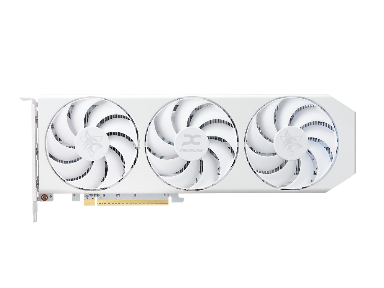 PowerColor Hellhound RX 9060 XT 16GB GDDR6 PCIe 5.0 ATX White