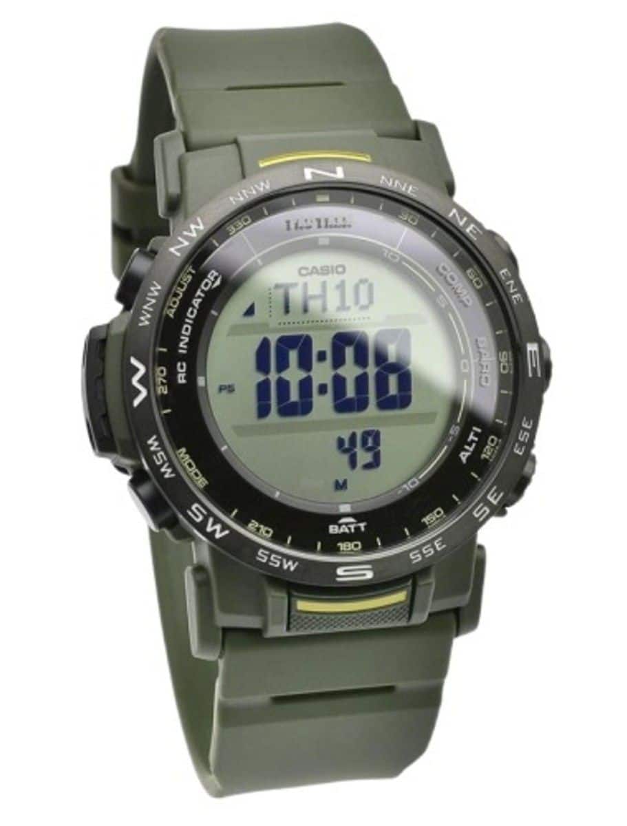 Casio PRO TREK PRW 35Y 3B Digital Unisex Watch Compass Altimeter