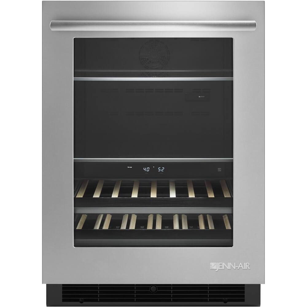 Front. 14-Bottle Built-In Wine Refrigerator.