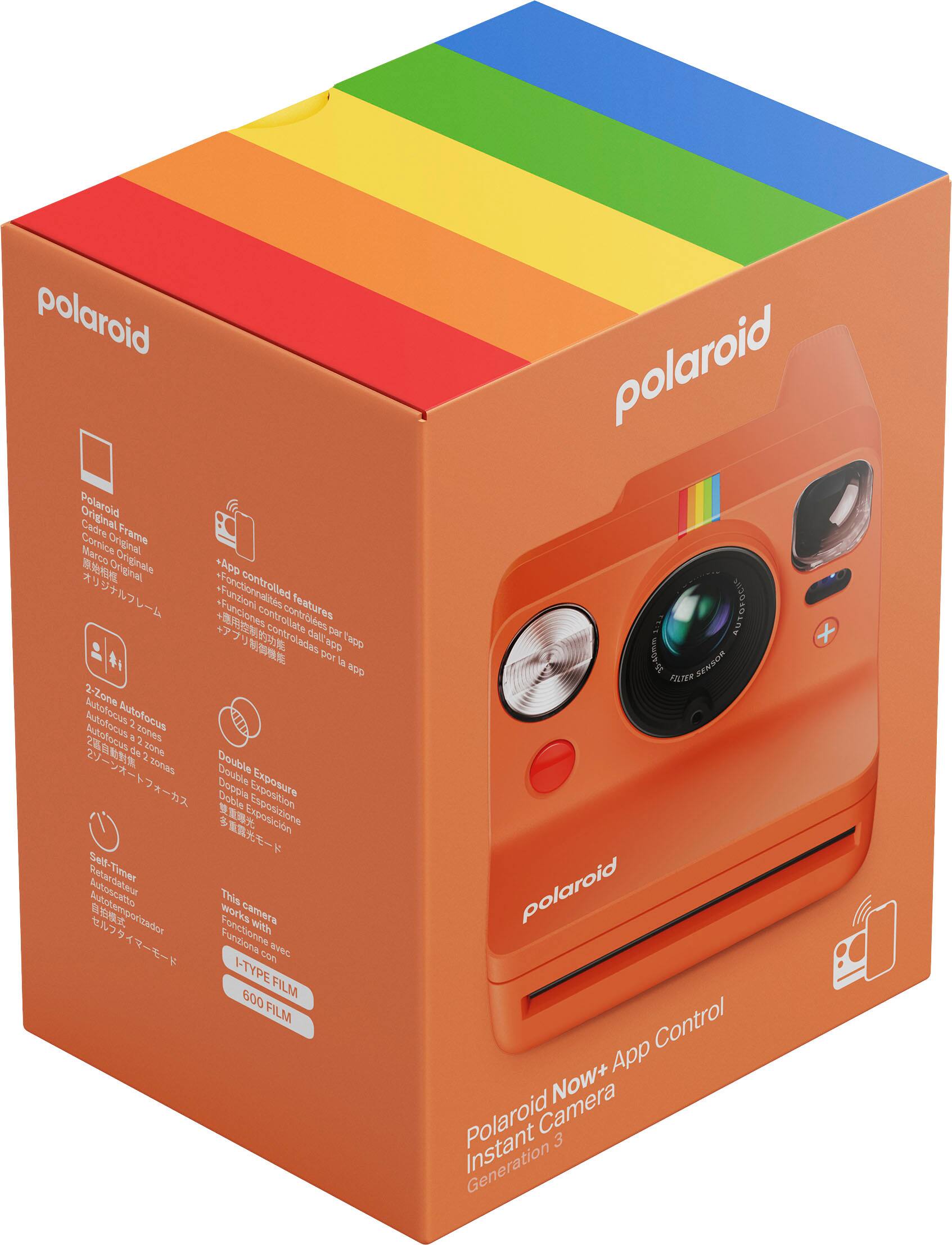 Polaroid Original Camera Frame Corner Marco Original 108 Tapp la spp 2-Zone Autofocus Autofocus 2 Autofocus & zones 1 2 Double Exposure remiT-tie2 Autoscatto This works camera with Funziona E con I-TYPE 600 FILM FILM polaroid TIE 530104 + wwSyf CH FILTER polaroid Control App Now+ Polaroid Camera Instant 3.