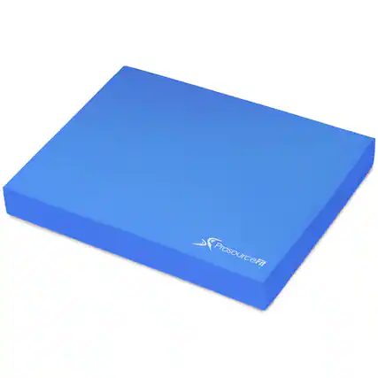 Front. ProsourceFit - ProsourceFit Exercise Balance Pad 15x18.75-in - Blue.