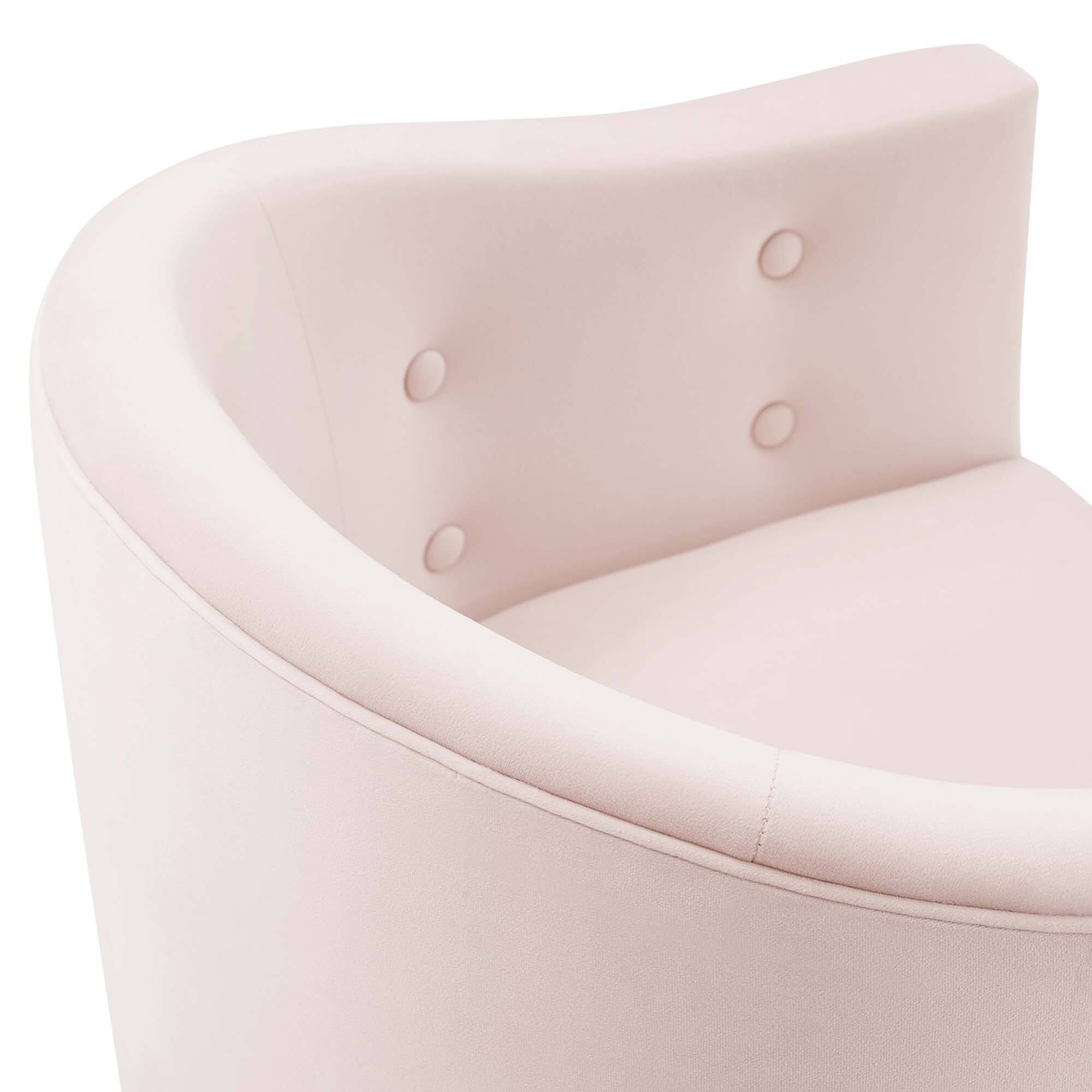 Alt View 4. Modway - Savour Tufted Counter Stool by Modway - Pink.