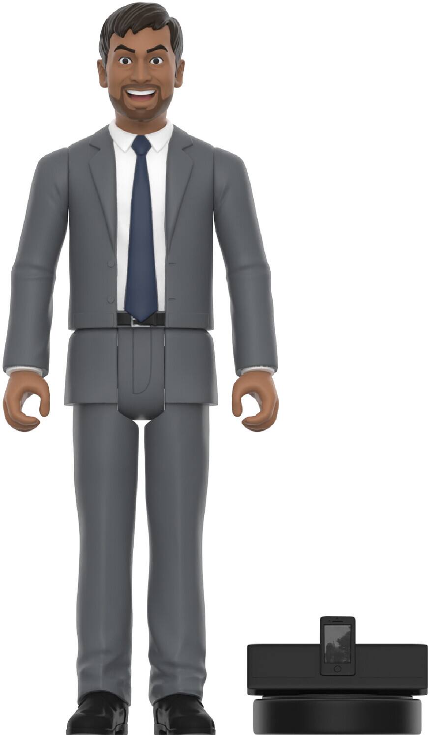 Alt View 3. Super7 - Super7 - Parks And Recreation - ReAction Wv4 - Tom Haverford   - Collectibles - Multicolor.