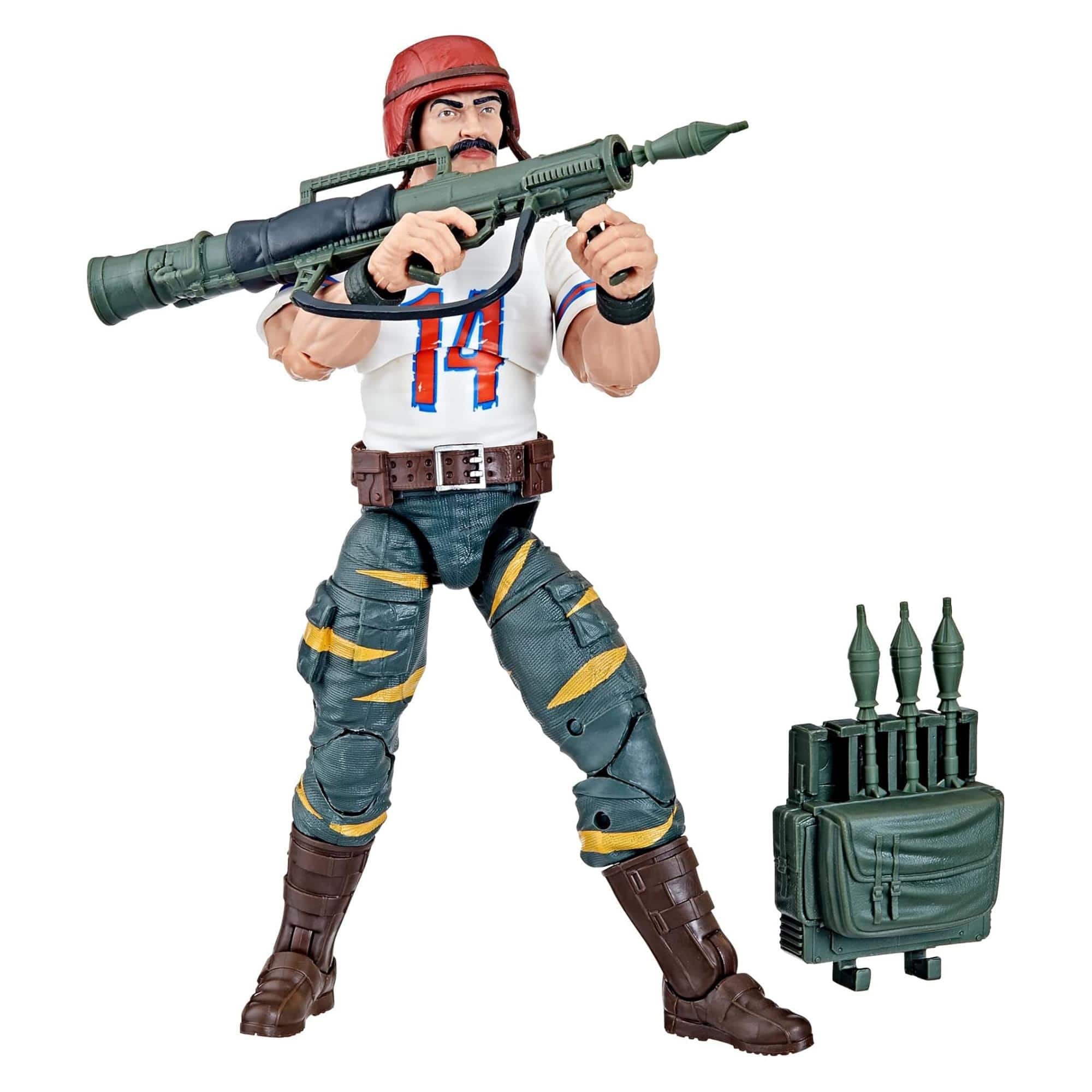 Hasbro - G.I. Joe Classified 6 Inch Action Figure | Tiger Force Bazooka Katzenbogen - Blue