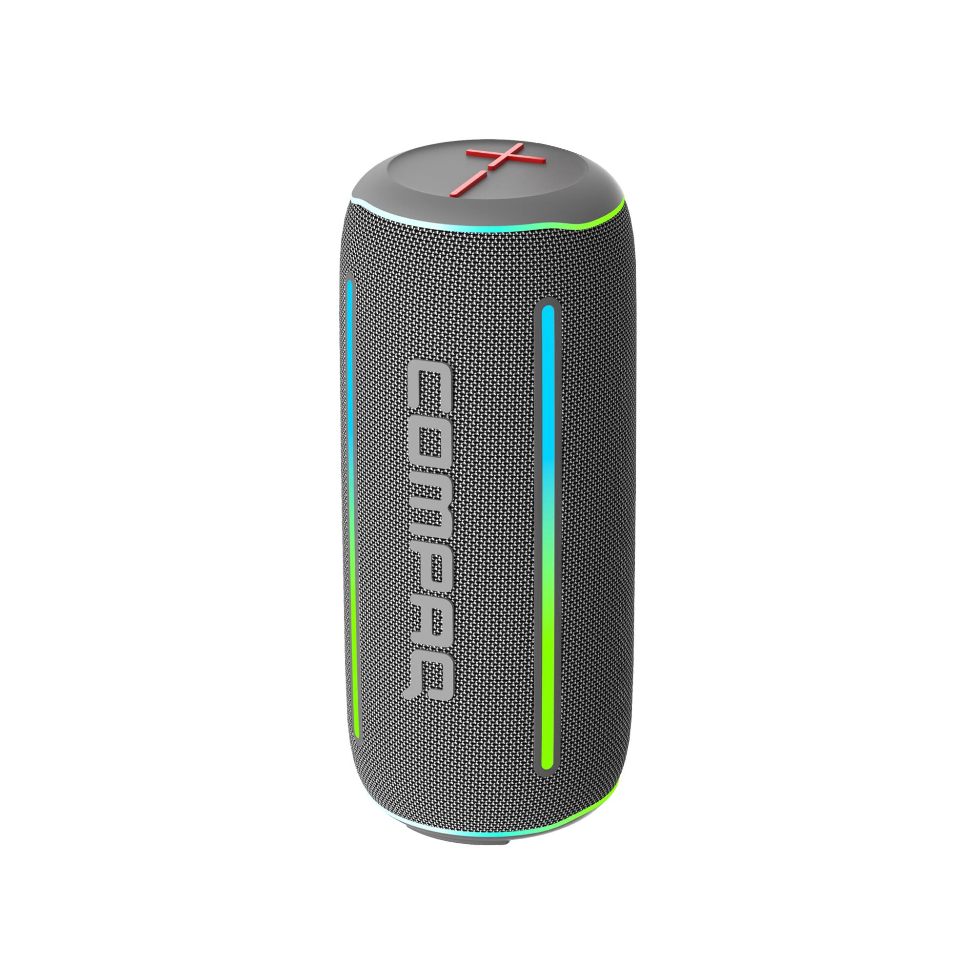 Left. Compaq - Compaq Portable 40W Bluetooth speaker - Black.