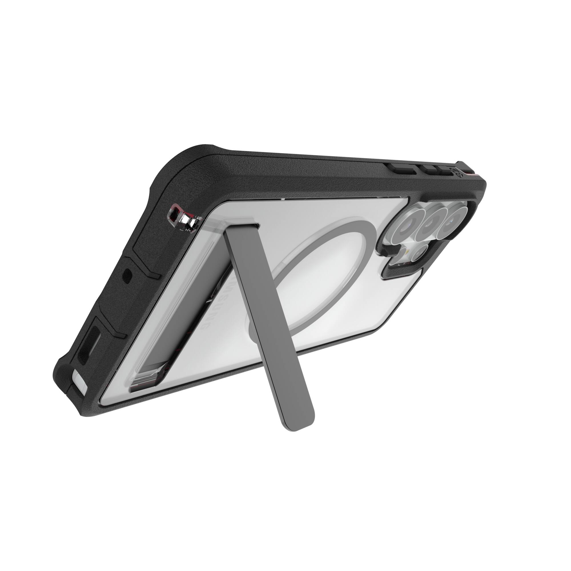 Alt View 20. ZAGG - Rainier Snap with Kickstand for Samsung Galaxy S26 Ultra - Smoke Black.