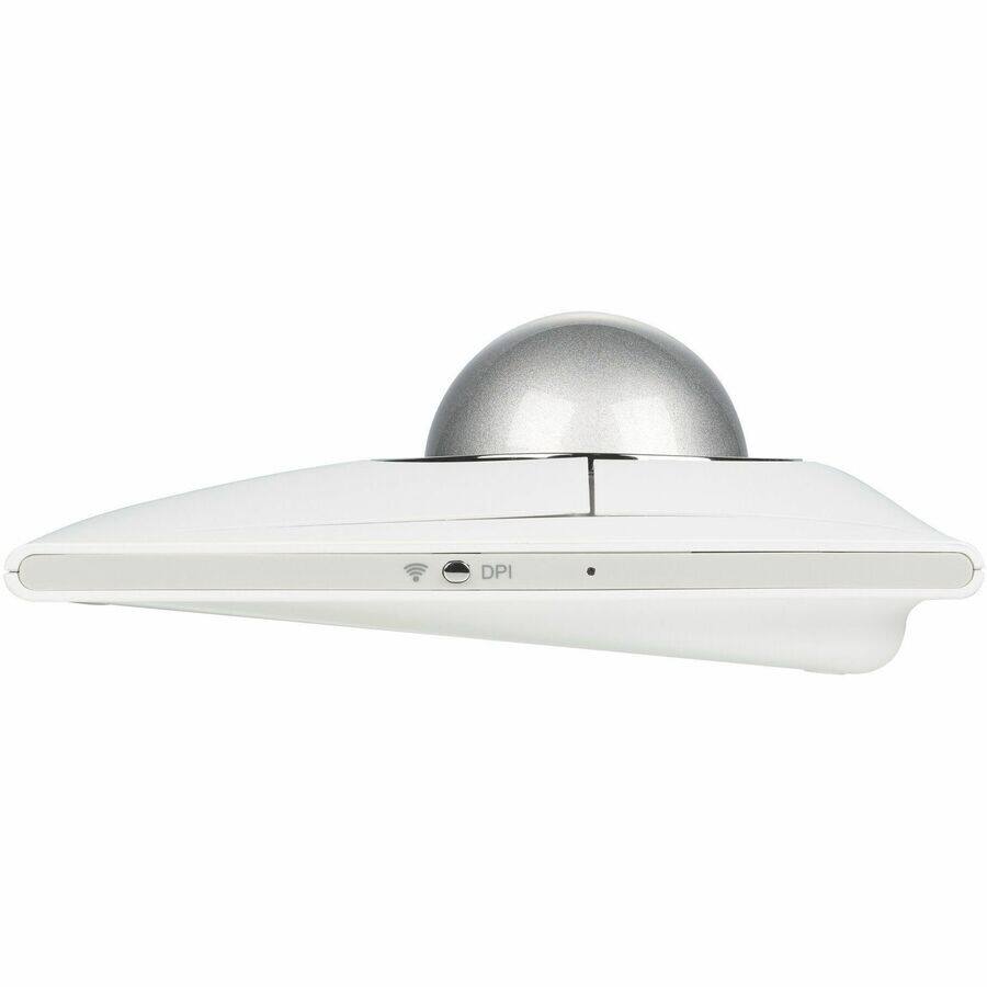 Alt View 4. Kensington - Kensington SlimBlade Pro EQ Trackball - Optical - Cable/Wireless - Bluetooth/Radio Frequency - 2.40 GHz - Rechargeable - White.