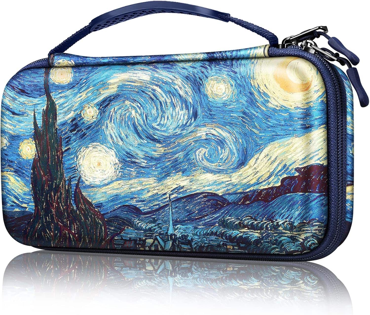 Fintie - Carrying Case for Nintendo Switch (2017) / Nintendo Switch OLED Model (2021), Portable Travel Storage Bag - Starry Night