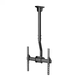 ProMounts - Premium Tilt-Swivel TV Ceiling Mount (UC-PRO210) – Fits 32"–65" TVs (88 lb max), 360° Swivel, Adjustable Tilt & Height - Black