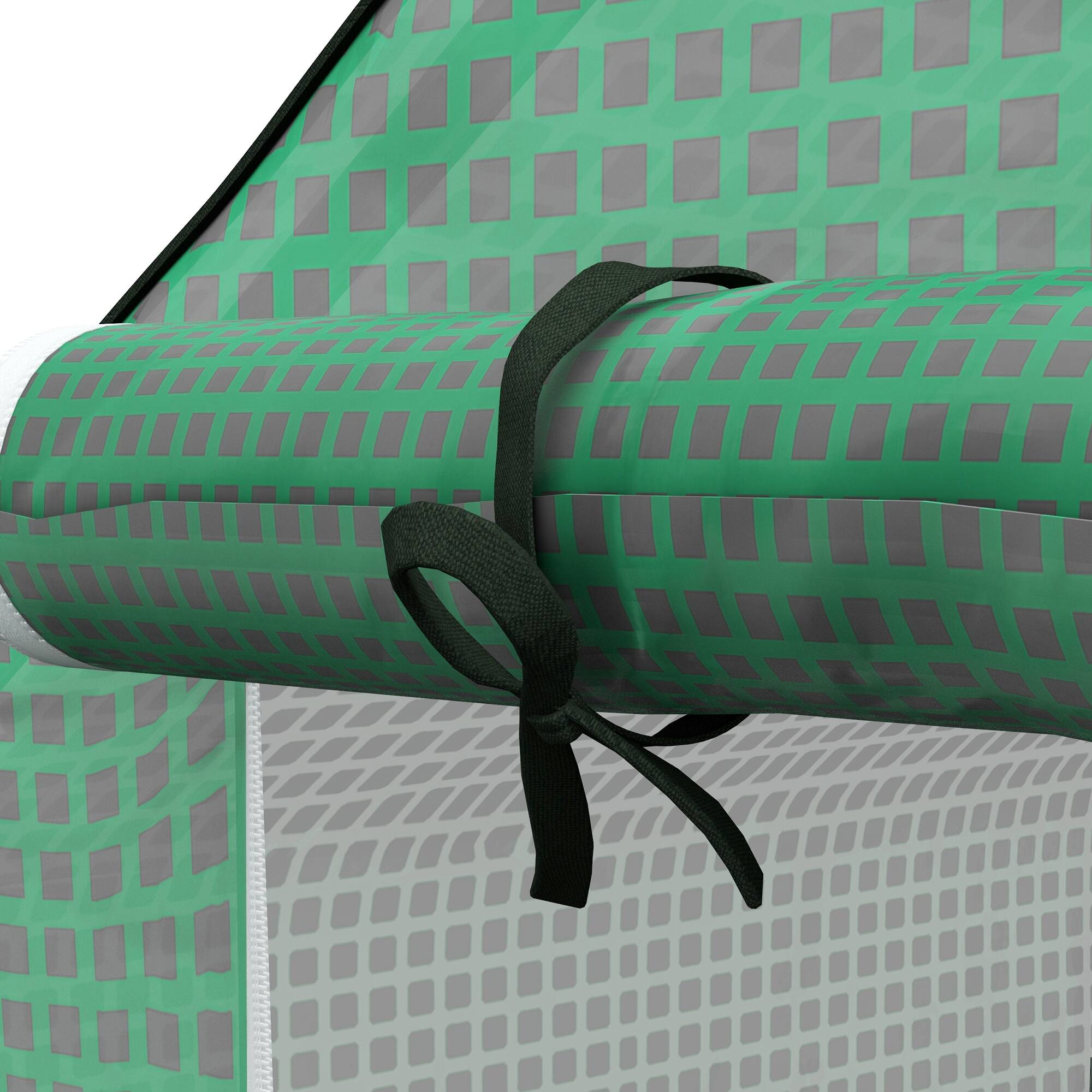 Alt View 7. Outsunny - Set of 2 Walk-in Greenhouse Replacement Covers for Model 01-0472 w/ Roll-up Door and Mesh Windows, 55"x56.25"x74.75".