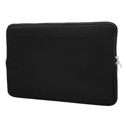 Front. Unique Bargains - Laptop Case - Polyester Computer Sleeve Carrying Bag, Waterproof Protective Cover for 17" Notebook - Black.