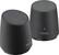 Front Standard. iHome - Rechargeable Mini Stereo Speakers - Matte Black.
