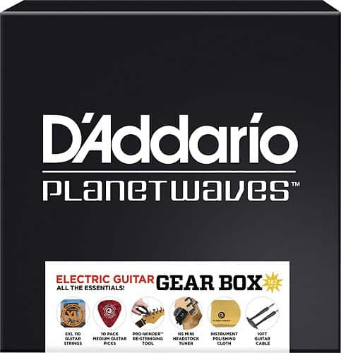 Front Standard. D'Addario - Electric Guitar Bundle.