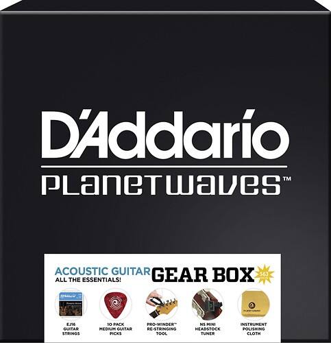 Front Standard. D'Addario - Acoustic Guitar Bundle.