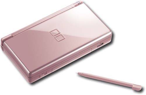 Angle Standard. Nintendo - DS Lite - Metallic Rose.