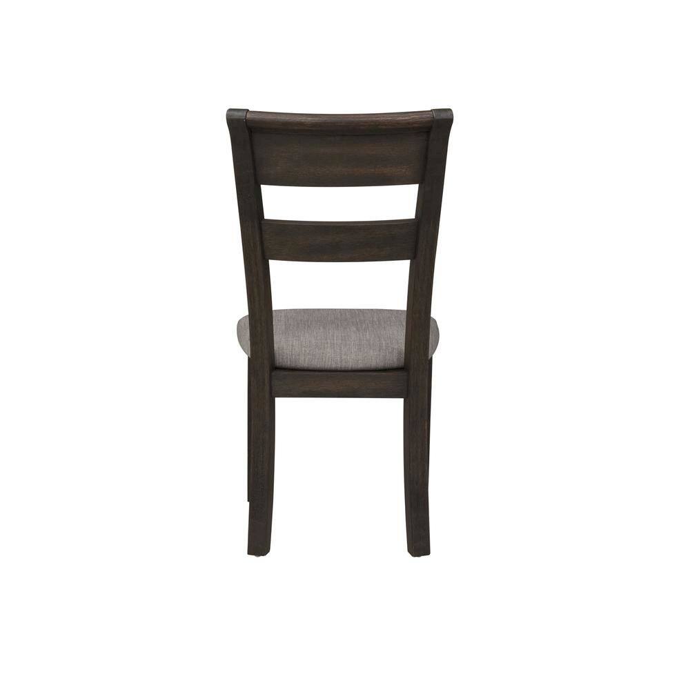Front. Starlight Canyon Home - Brown Wooden Side Chair – Elegant Wooden Dining Chair for Kitchen - Brown.