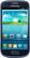 Front Standard. Samsung - Galaxy S III Mini Cell Phone (Unlocked) - Blue.