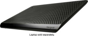 Targus - Dual Fan Chill Mat Cooling System - Black - Front_Zoom