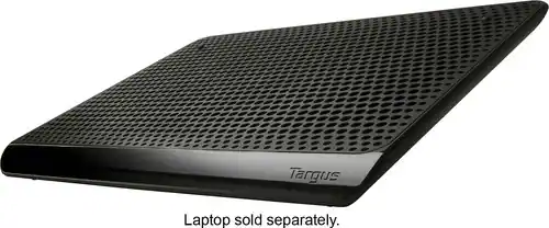 Front. Targus - Dual Fan Chill Mat Cooling System - Black.