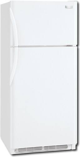 Angle Standard. Frigidaire - 18.2 Cu. Ft. Top-Mount Refrigerator - White.