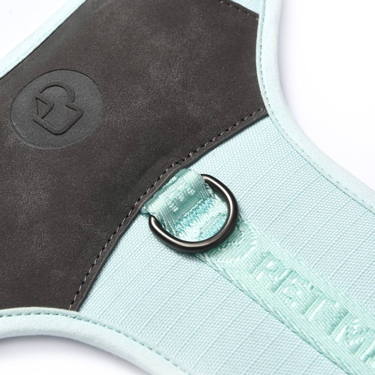 Alt View 1. PET MARVEL - PET MARVEL Adjustable Embroidered Stylish Dog Harness, Grey, L - Grey.