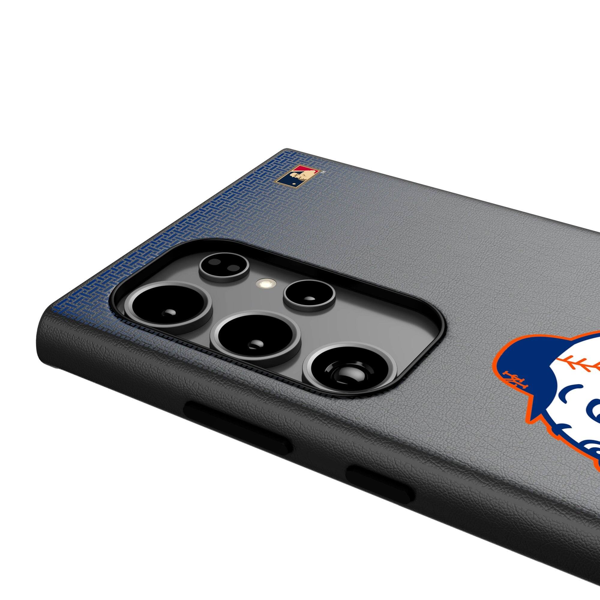Alt View 3. Keyscaper - Cooperstown Collection 2014 Galaxy Magnetic Bump Case - S24 - Black.