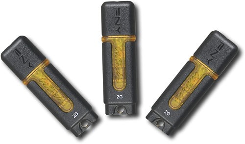 Front Standard. PNY - Attaché 2GB USB 2.0 Flash Drive (3-Pack).
