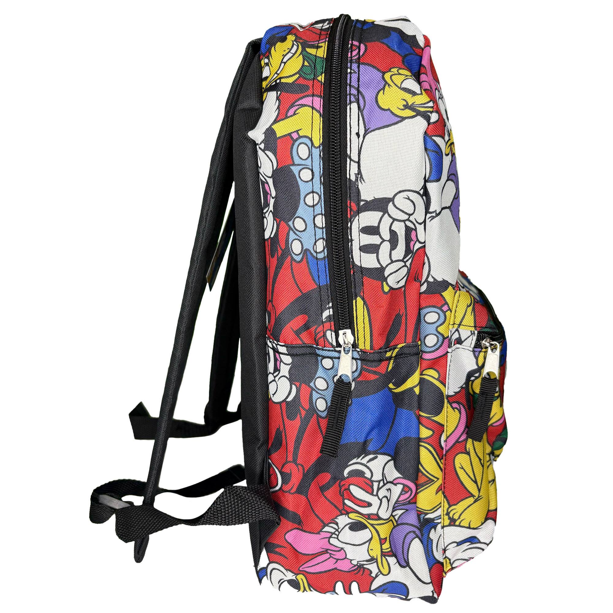 Alt View 1. UPD - Mickey & Friends 16 inch All Over Print Backpack - Multicolored.