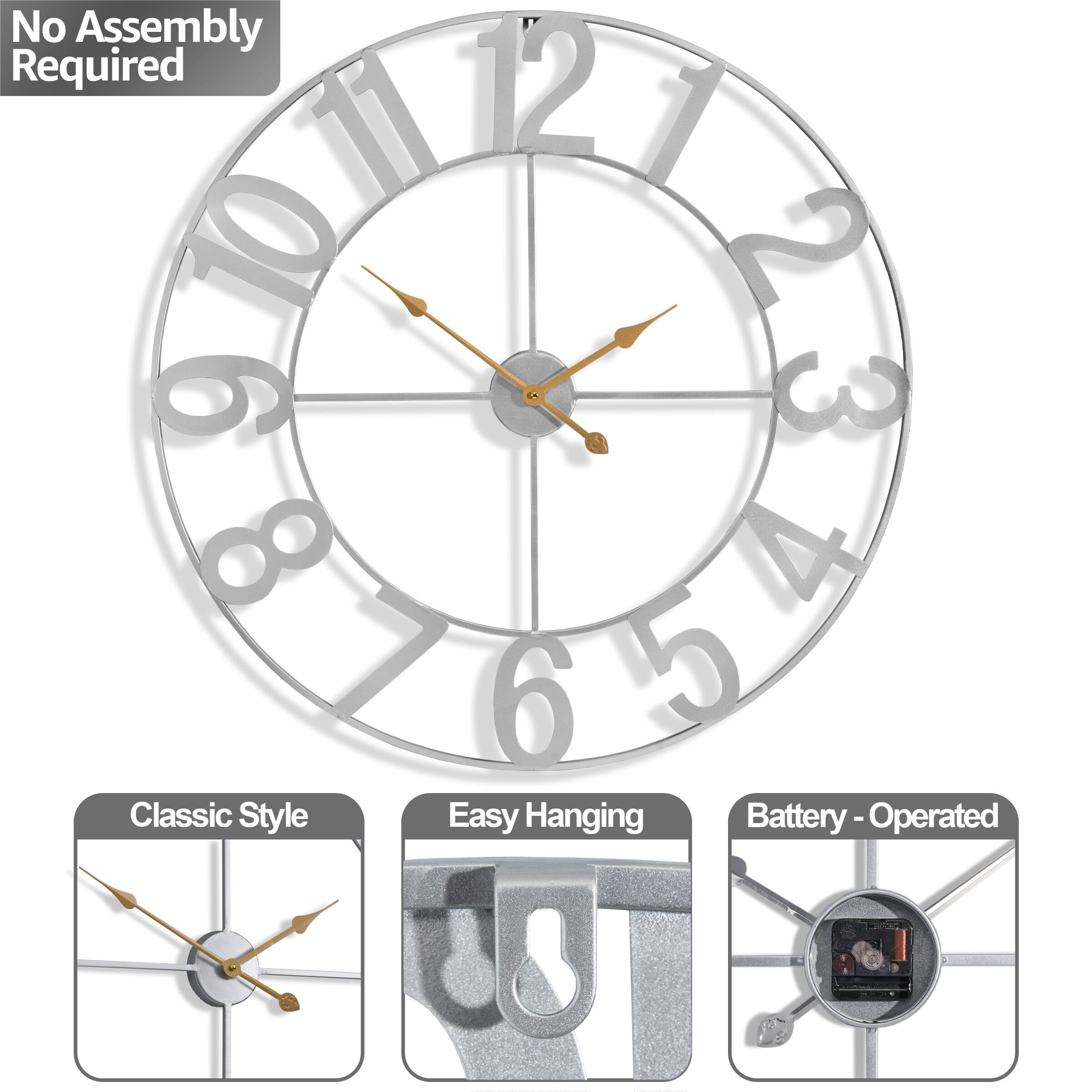 No Assembly Required

Classic Style

Easy Hanging

Battery - Operated