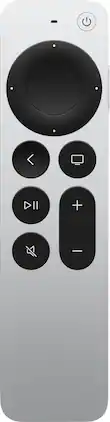 Apple - Siri Remote (4th Generation) - Silver