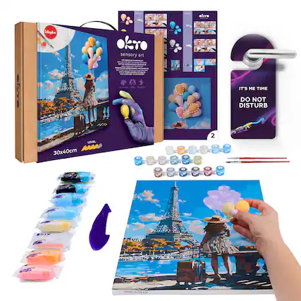 1. idaylto
2. sensory art
3. A - P - adiaa - n - HLE - aws
4. a L I -- CICE OMETIO - O - Cere -de - | IT'S ME TIME DO NOT DISTURB LEVEL 30x40cm
5. 2 r . 2 a .. GOR 735 0PXDC 8474 HCA