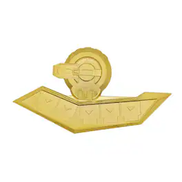 Fanattik - Yu-Gi-Oh! Duel Disk Limited Edition 24K -Plated Mini Replica - Gold