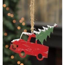 Angle. BreeBe - *Traveling Tree Ornament - Red, White, Green.