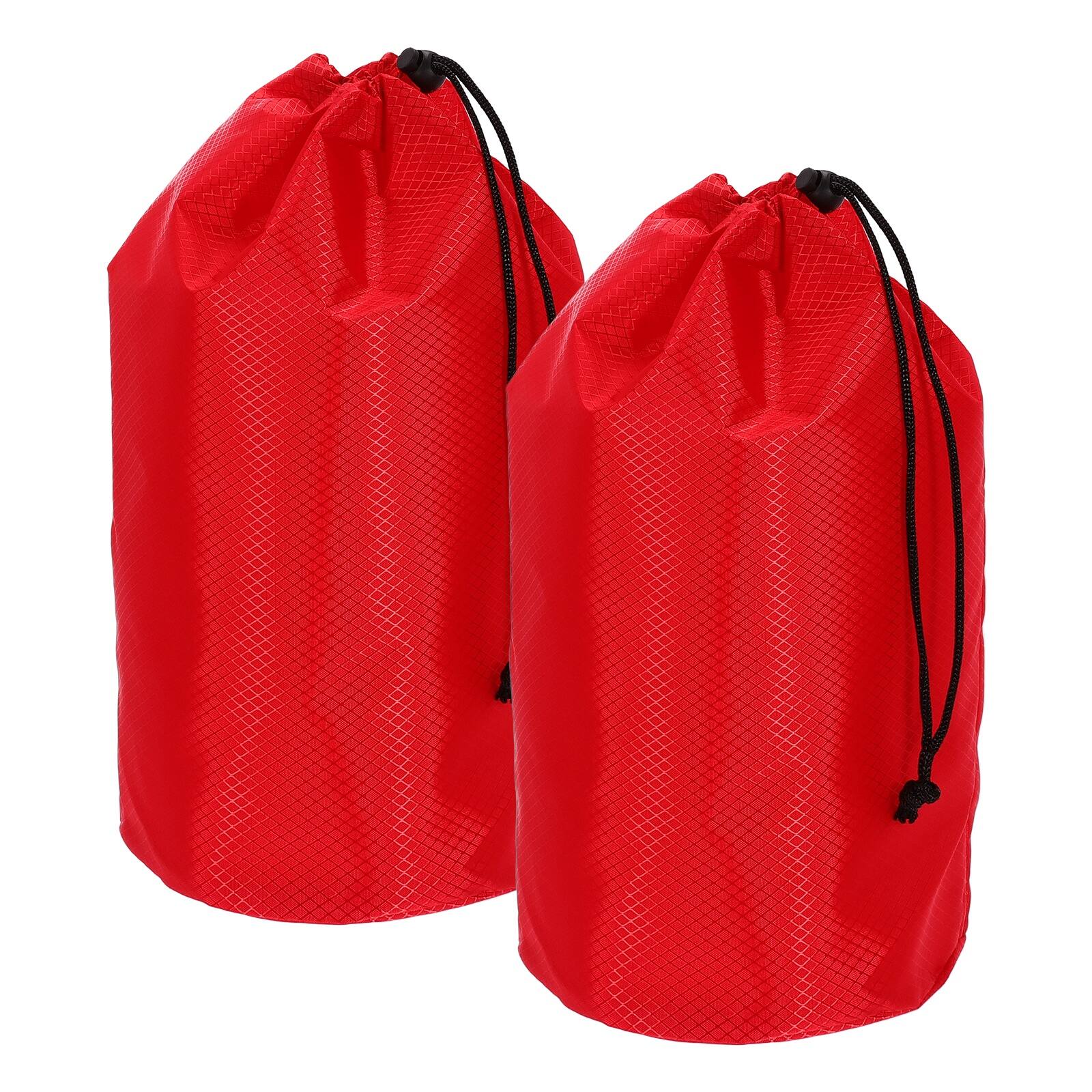 Unique Bargains - Stuff Sack, Portable Waterproof Ultralight Drawstring Dry Bag w/ Toggle, 7x13in, 2pcs for Backpacking/Camping - Red price history on PriceWatchPro