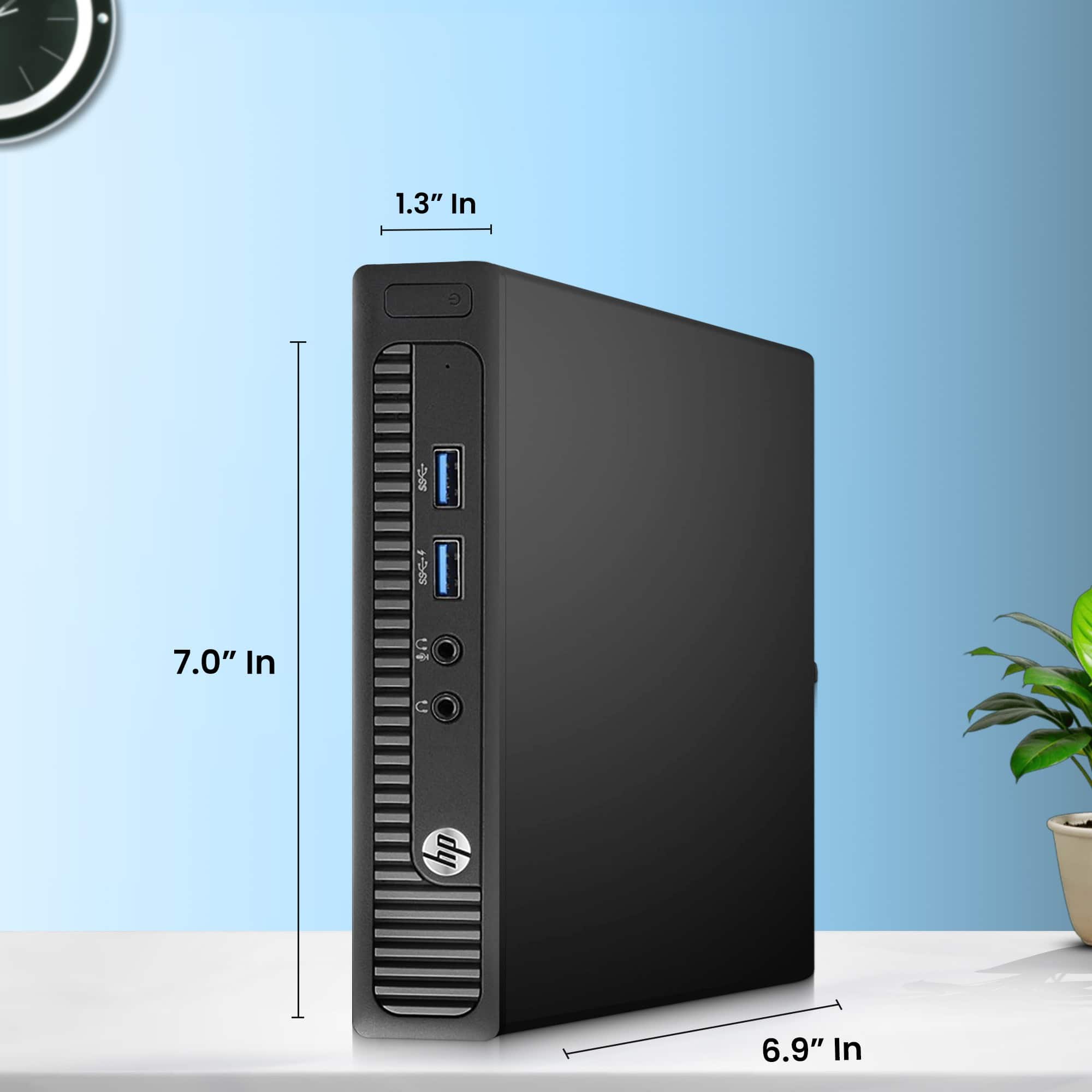 HP Refurbished Excellent ProDesk 600 G1 Tiny Desktop PC | Intel