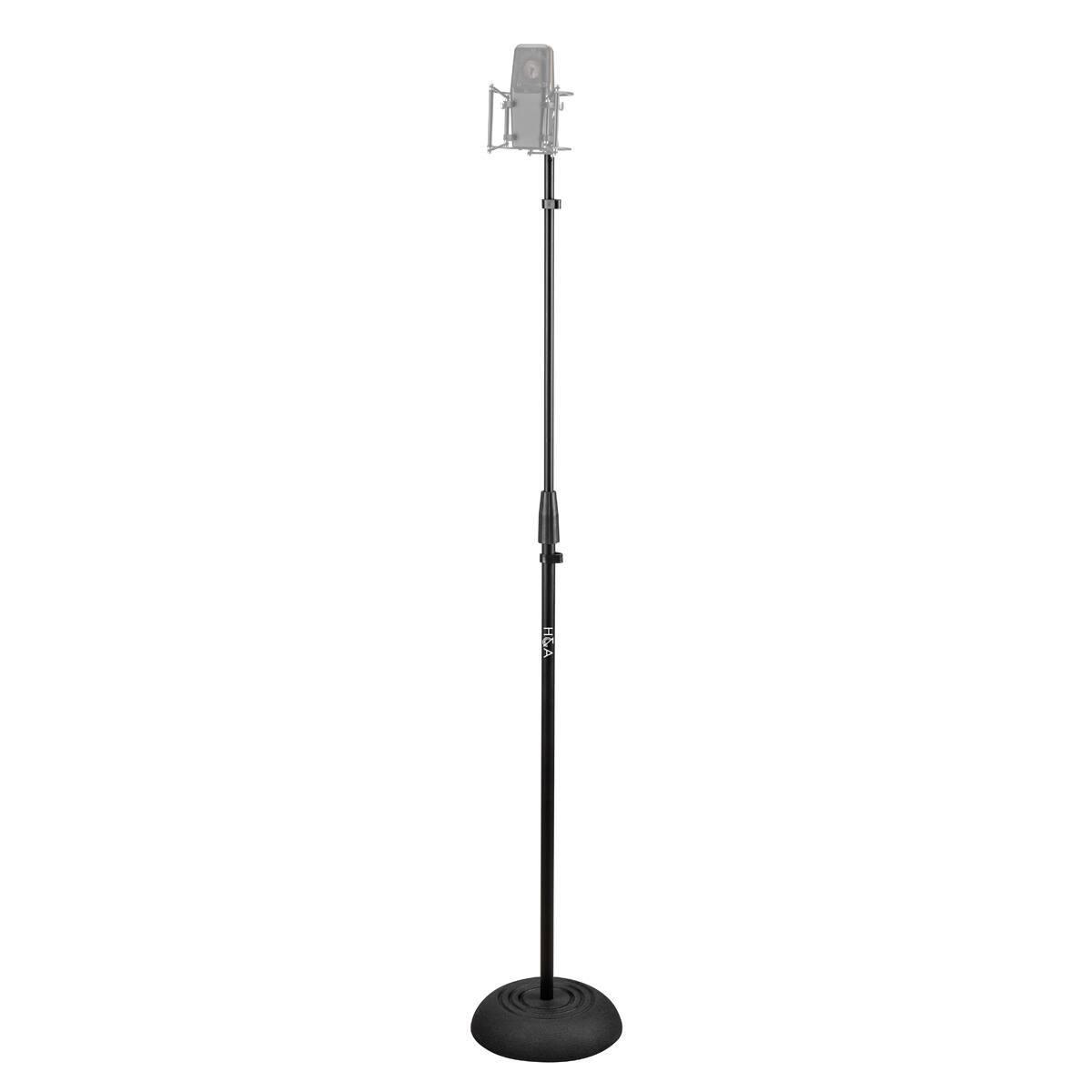 Alt View 1. H&A - H&A Round Base Microphone Stand.
