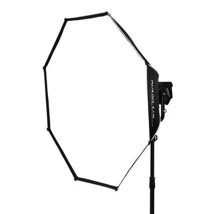 Front. Nanlux - Nanlux 150cm Octagonal Softbox with NL Mount for Evoke Spotlight.
