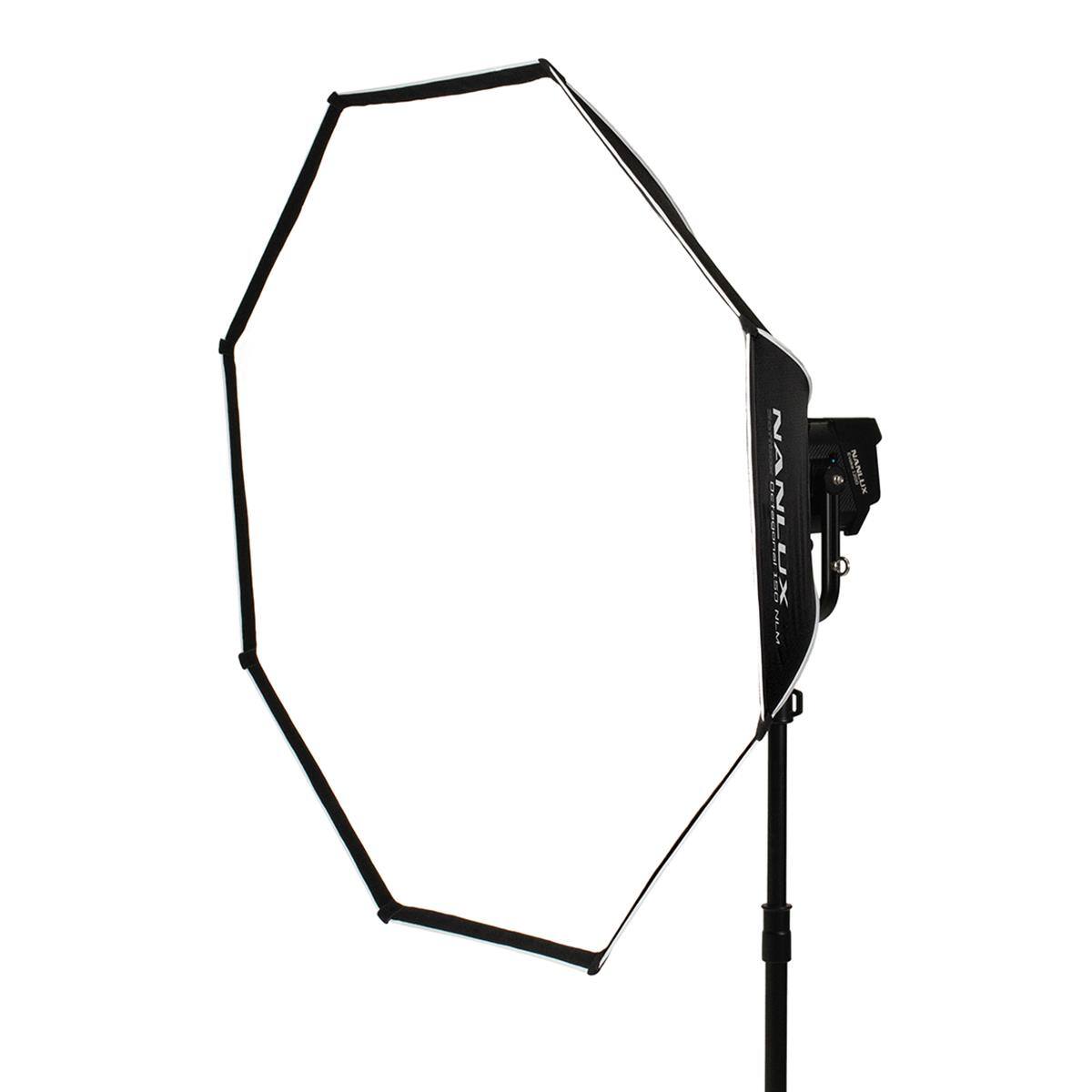 Front. Nanlux - Nanlux 150cm Octagonal Softbox with NL Mount for Evoke Spotlight.