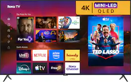 Roku - 75" Class Plus Series 4K QLED Mini-LED Smart RokuTV (2026)