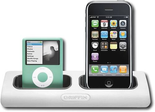 Front Standard. Griffin Technology - PowerDock 2 for Apple® iPod® and iPhone.