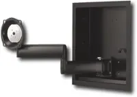 Front. Chief - In Wall Swing Arm Accessory (Up to 40") - Black.