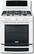 Front Standard. Electrolux - 30" Freestanding Liquid Propane Dual Fuel Range - White.