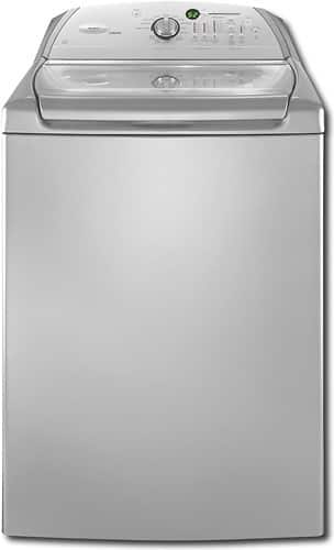 Front Standard. Whirlpool - Cabrio 4.6 Cu. Ft. 11-Cycle Super Capacity Plus Washer - Diamond Dust.