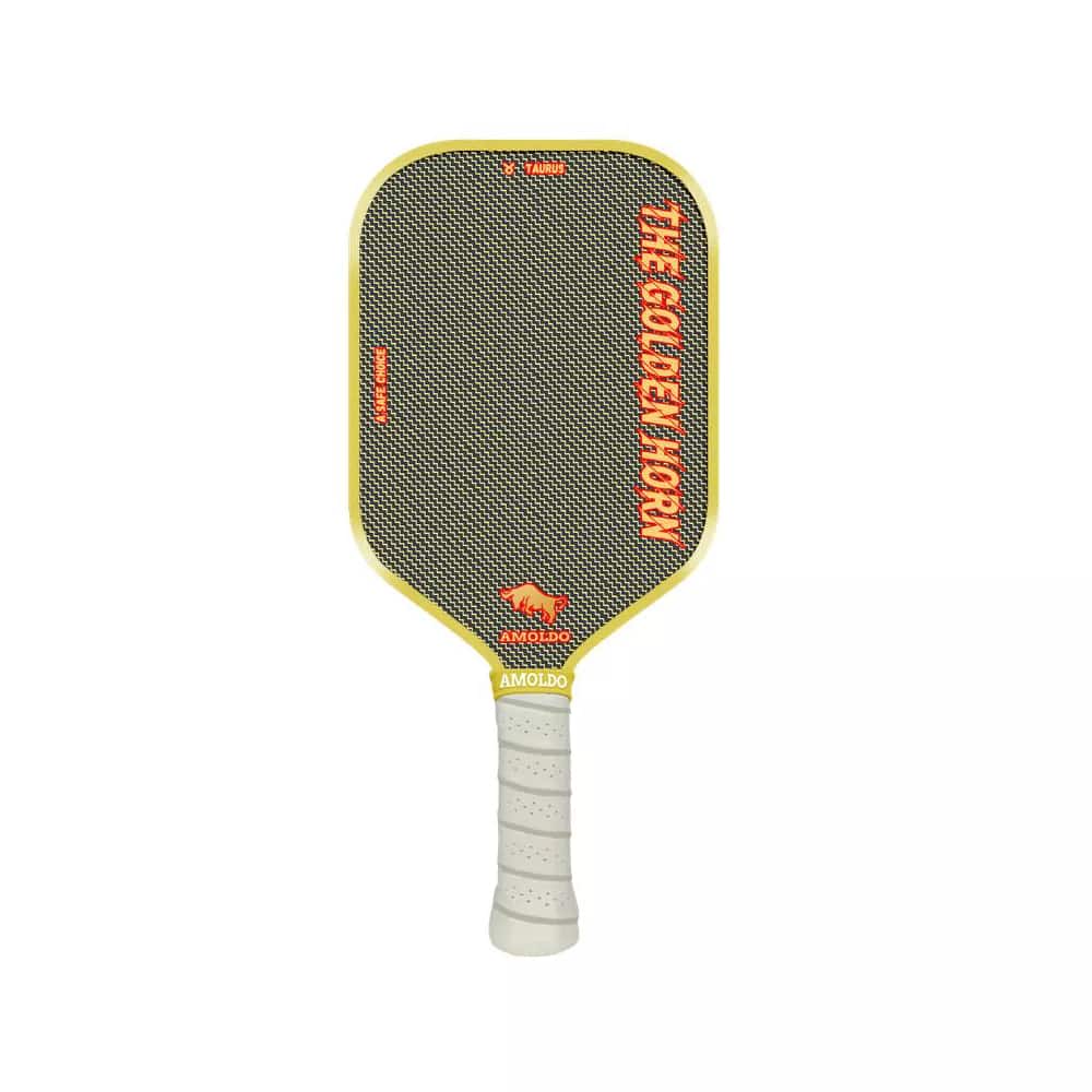 Anysun - Thermoformed Pickleball Paddle – Titanium Wire Texture, 16mm PP Honeycomb Core, Fabric Surface - Gold