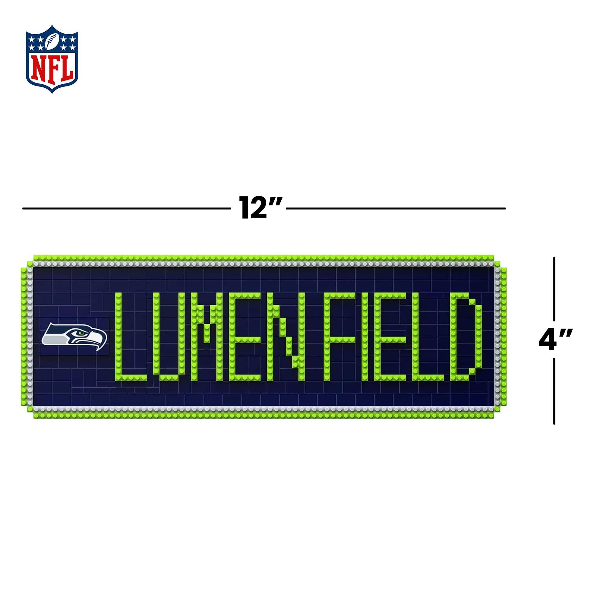 NFL 12" LUMEN FIELD 4"