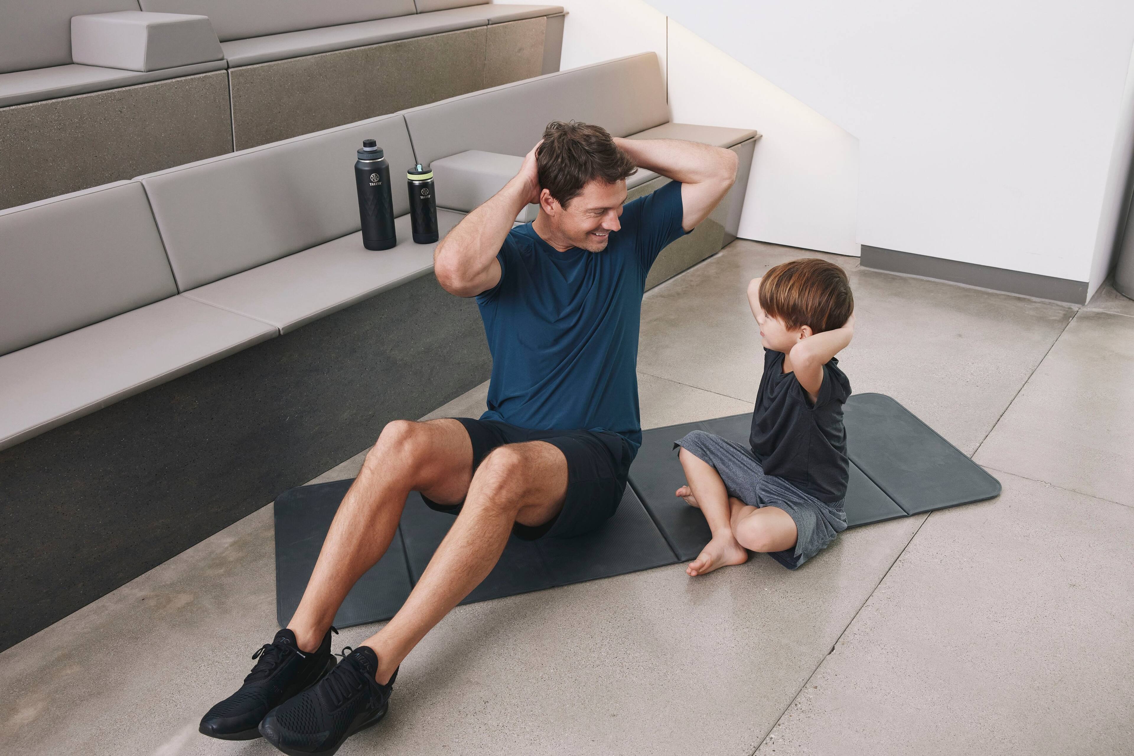 Alt View 5. Takeya - Sport 18-oz. Kids Leakproof Water Bottle with Straw Lid - Night Glow.