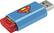 Front. EMTEC - C600 Superman 8GB USB 2.0 Flash Drive - Black.